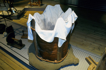 Utensilios domésticos: Bugadero para lavar la ropa, Museo del Pu