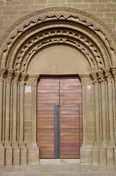 Puerta. San Migel de Foces, Huesca