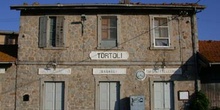 Estación de tren de Tortoli, Cerdeña, Italia