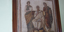 Virgilio y Las Musas, Museo del Bardo, Túnez