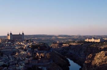 Panorámica de la ciudad de Toledo desde el Parador Nacional