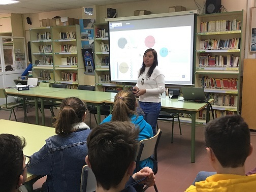 Roya Chang en el IES Manuel de Falla 3