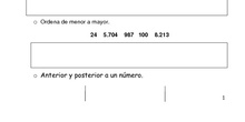 evaluación inicial matemáticas 4ºP