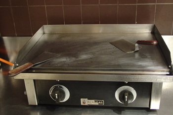 Plancha de cafetería