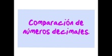 PRIMARIA - 3º - COMPARACIÓN DE DECIMALES - MATEMÁTICAS - FORMACIÓN