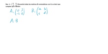 matrices conmutativas