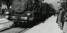 La llegada del tren (Hermanos Lumiére, 1895)