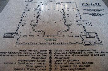 Plano de la Santa Sofía, Estambul, Turquía