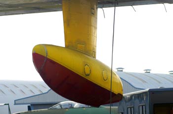 Detalle de un hidroavión, Museo del Aire de Madrid