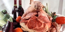 Lomo y carne de Retinto y presa, solomillo y cochino ibéricos