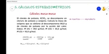 Cálculos masa-masa