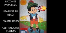 Razones para leer. Reasons to read. Dia del Libro.