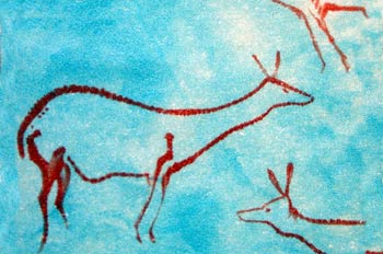 Pintura rupestre, Cueva de Covalanas, Santander