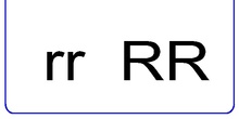 letra RR