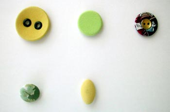 Dorso de botones forrados