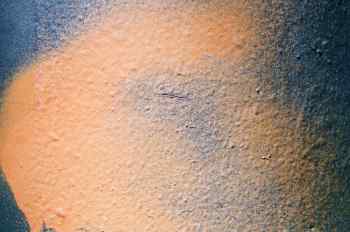 Pared con pintura en spray