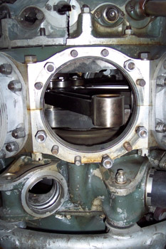 Cárter para un motor en estrella