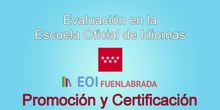 Evaluación, promoción y certificación en la Escuela Oficial de Idiomas