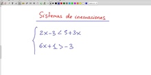 Sistemas de Inecuaciones