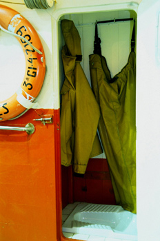 Retrete de un barco de pesca, Museo Marítimo de Asturias, Luanco