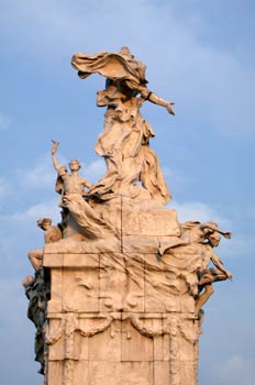 Monumento de los Españoles en el barrio de Palermo, Buenos Aires