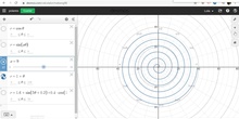 Desmos: paramétricas y polares