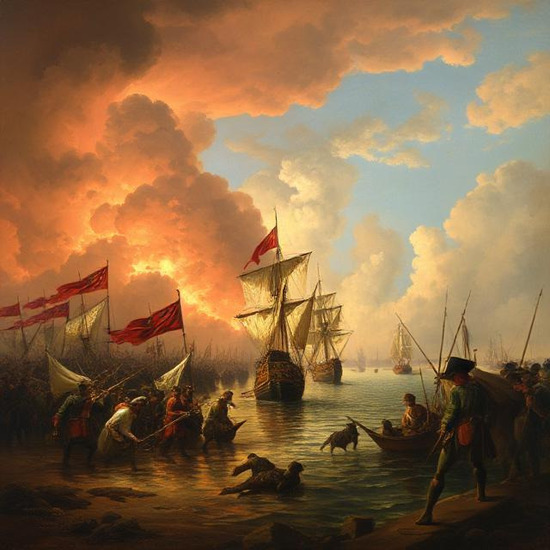 The battle of Pensacola