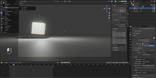Animación y súperposición de rótulo 2D sobre render en Blender