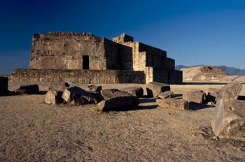 Ruinas del conjunto arqueológico de Monte Albán, México