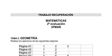 Trabajo recuperación 3PMAR 2ª evaluación Biología-Geología