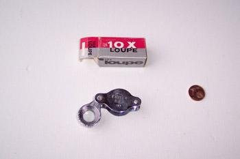 Lupa de 10 aumentos para la detección de grietas