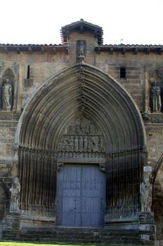 Portada de la Iglesia del Santo Sepulcro, Estella, Navarra