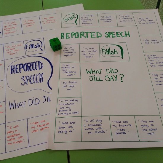 REPORTED SPEECH GAME