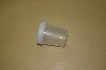 Recipiente muestras estériles