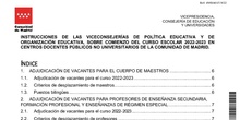 INSTRUCCIONES COMIENZO CURSO 2022-23