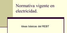 Normativas para las instalaciones eléctricas