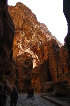Siq, Petra, Jordania