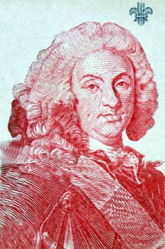 Felipe V (sello conmemorativo de 5 pesetas, 1978)