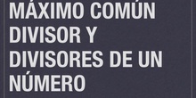 PRIMARIA-6º-DIVISORES Y M.C.D- MATEMATICAS-JOSÉ LUIS Y ALBERTO-FORMACIÓN 