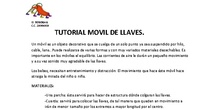 TUTORIAL MOVIL DE LLAVES