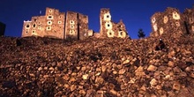 Edificaciones en Shahara, Yemen