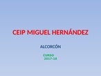 INSTALACIONES CEIP MIGUEL HERNÁNDEZ