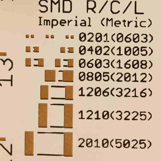 Codificación resistencias y condensadores SMD