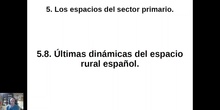 0508 Últimas dinámicas del mundo rural español
