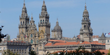 Vista general de la Catedral de Santiago de Cpmpostela, La Coruñ