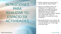 Instrucciones actividad 5 