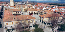 Vista aérea Plaza Mayor de Brunete