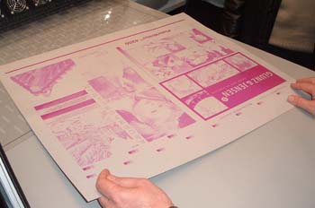 Elementos de control en plancha de chorro de tinta