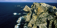 Vista parcial del Cabo de Peñas, Gozón, Principado de Asturias