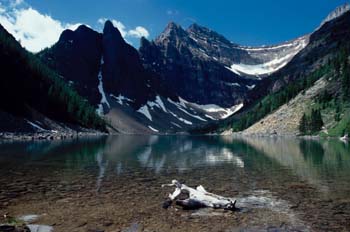 Agua del deshielo, Montañas Rocosas